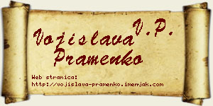 Vojislava Pramenko vizit kartica